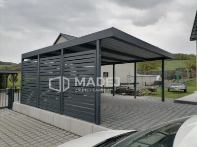 Dachkonstruktion, Schneelast und Korrosionsschutz beim Stahlcarport